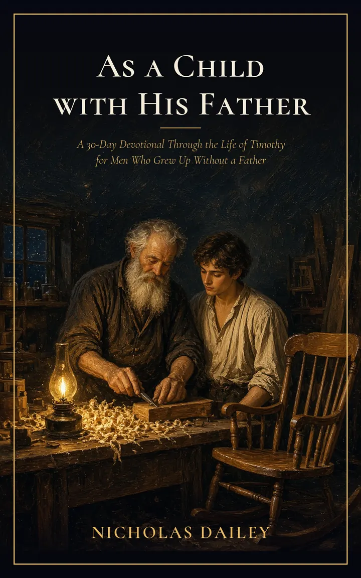 Cover of As a Child with His Father by Nicholas Dailey