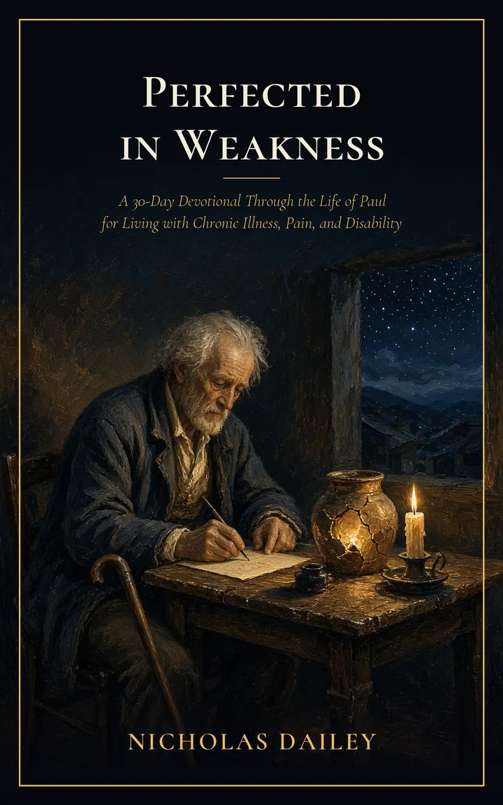 Cover of Perfected in Weakness by Nicholas Dailey