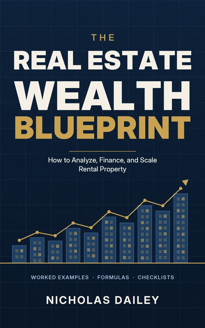 Cover of The Real Estate Wealth Blueprint by Nicholas Dailey
